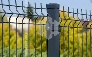 Забор 3D серый